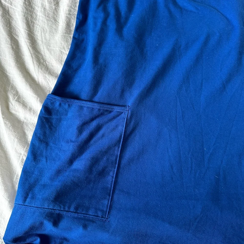 Blue Women’s Sleeveless Romper with Pockets size XL - Picture 4 of 9